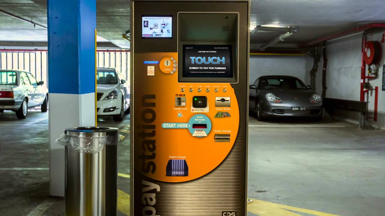automated parking payment machines