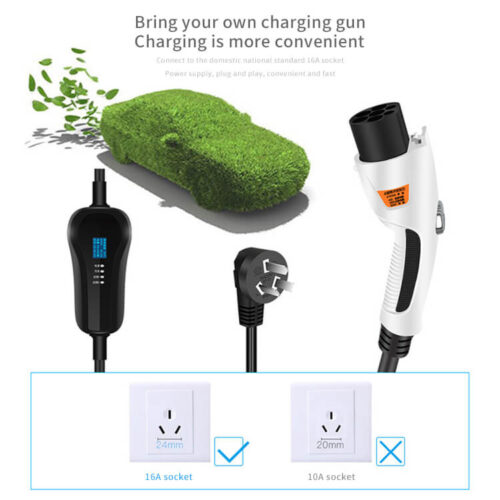 KW-EVC01A 3.5KW 16A Portable EV Charger Cable (8)