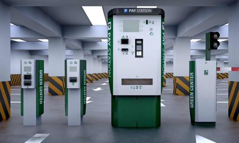 parking payment machine cost