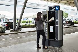 Colma Bart parking payment machines