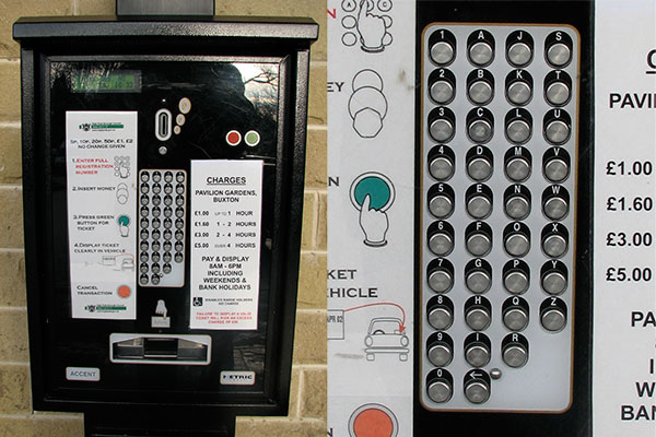 Automated Car Parking Ticket Machines. Editorial Image - Image of