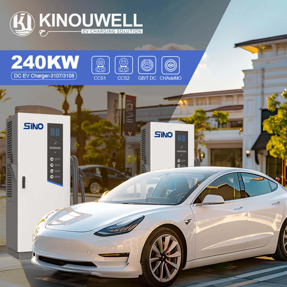 Kinouwell 240KW Electric EV Fast DC Charging Stations with OCPP1.6J(PEVC3107 Model)